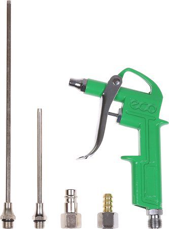 Пистолет продувочный c комплектом сопел ECO ABG-20 купить в Мастак Пистолет продувочный c комплектом сопел ECO ABG-20 купить в сети строительных магазинов Мастак