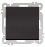 Выключатель одноклавишный скрытый MUTLUSAN Daria черный (2100 401 0184) купить в сети строительных магазинов Мастак