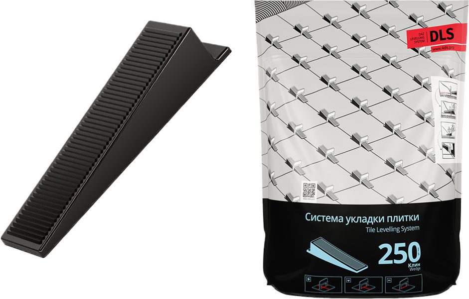 Клин для укладки плитки СВП DLS 250 штук (1DLS0250) купить в Мастак Клин для укладки плитки СВП DLS 250 штук (1DLS0250) купить в сети строительных магазинов Мастак