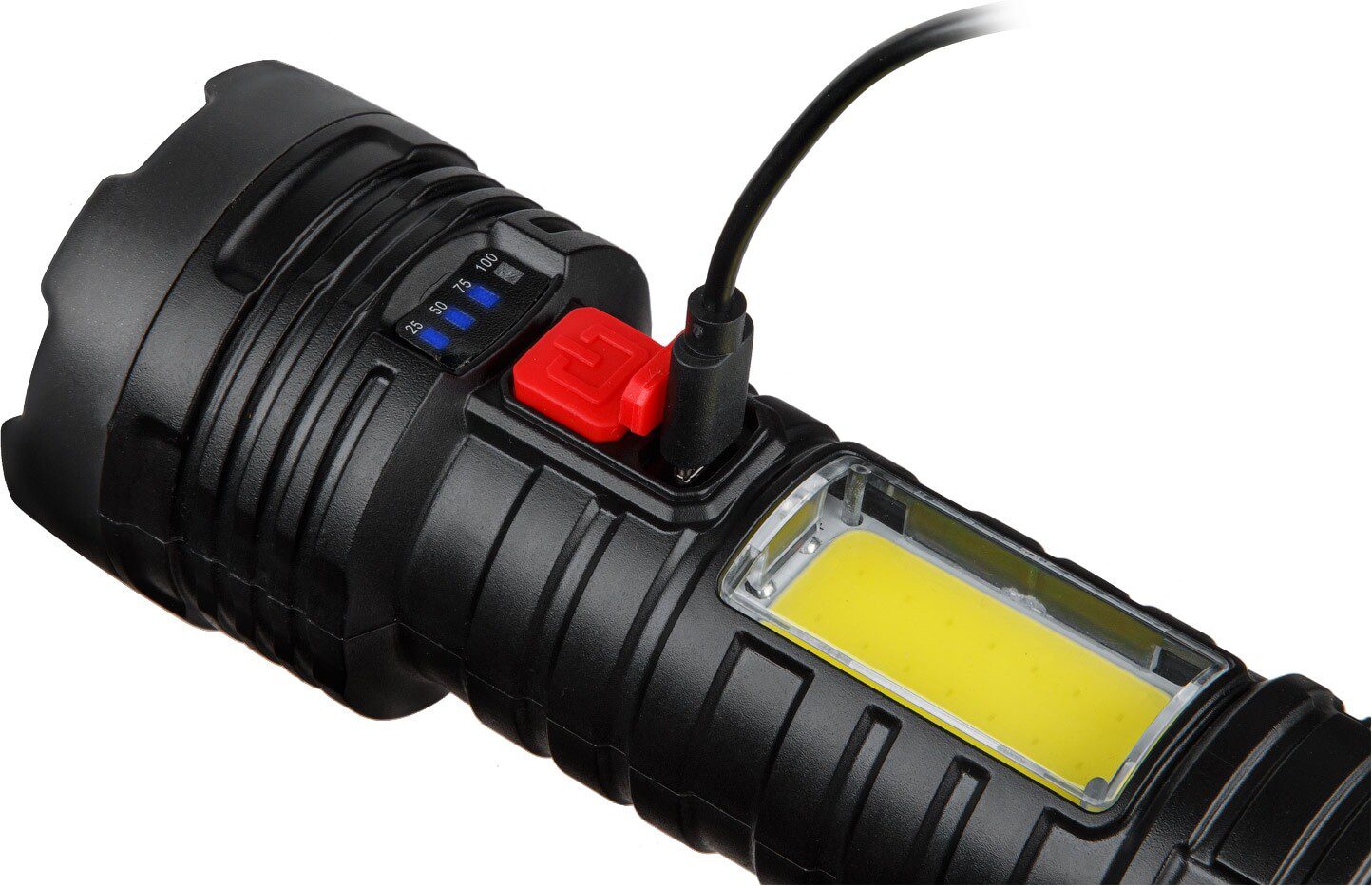 Фонарь ручной светодиодный аккумуляторный 3 Вт+3 Вт ЮПИТЕР (JP1052) купить в Мастак Фонарь ручной светодиодный аккумуляторный 3 Вт+3 Вт ЮПИТЕР (JP1052) купить в сети строительных магазинов Мастак