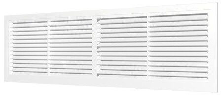 Решетка вентиляционная ЭРА 450х130 4513РП купить в Мастак Решетка вентиляционная ЭРА 450х130 4513РП купить в сети строительных магазинов Мастак