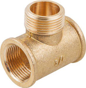 Тройник латунный 1/2" с комбинированной резьбой ЦВЕТЛИТ (ЦРБ0016) купить в Мастак Тройник латунный 1/2" с комбинированной резьбой ЦВЕТЛИТ (ЦРБ0016) купить в сети строительных магазинов Мастак