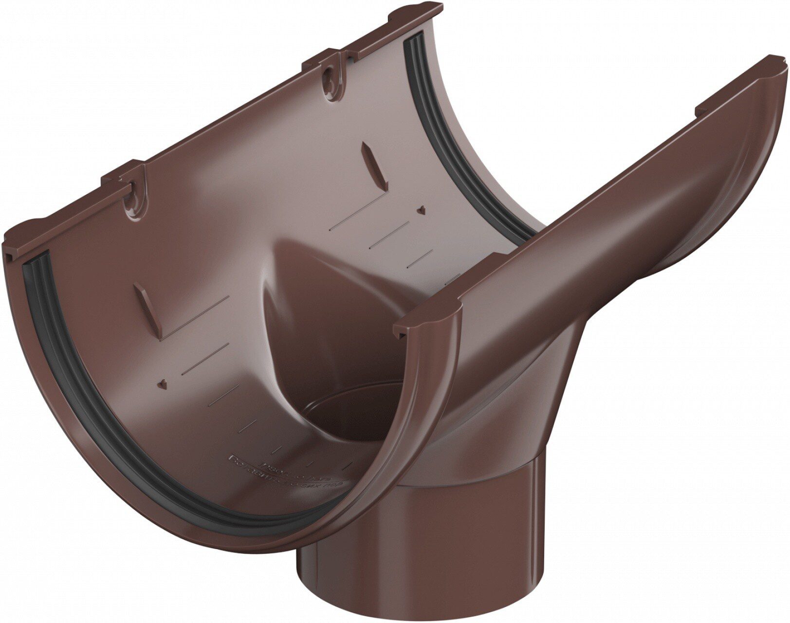 Воронка желоба ПВХ ТЕХНОНИКОЛЬ 125/82 мм коричневый (359453) купить в Мастак Воронка желоба ПВХ ТЕХНОНИКОЛЬ 125/82 мм коричневый (359453) купить в сети строительных магазинов Мастак