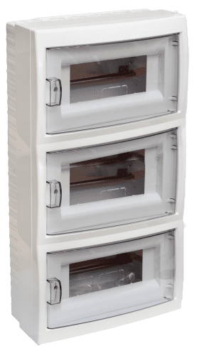 Бокс распределительный навесной 36 модулей BYLECTRICA КНО-36Д купить в Мастак Бокс распределительный навесной 36 модулей BYLECTRICA КНО-36Д купить в сети строительных магазинов Мастак