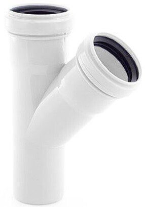 Тройник для внутренней канализации 32/32х45 РосТурПласт белый (36428) купить в Мастак Тройник для внутренней канализации 32/32х45 РосТурПласт белый (36428) купить в сети строительных магазинов Мастак