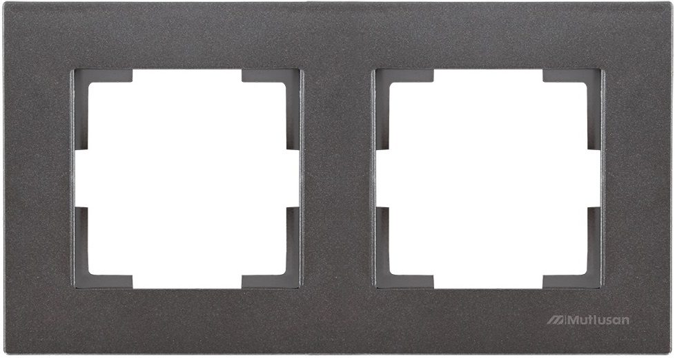 Рамка двухместная MUTLUSAN Rita дымчатая (2220 800 1295) купить в Мастак Рамка двухместная MUTLUSAN Rita дымчатая (2220 800 1295) купить в сети строительных магазинов Мастак