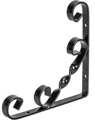 Полкодержатель AKS ARFA 200х200х13х2.5 мм черный (68620) купить в Мастак Полкодержатель AKS ARFA 200х200х13х2.5 мм черный (68620) купить в сети строительных магазинов Мастак