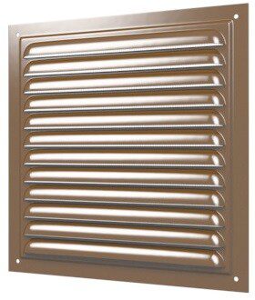 Решетка вентиляционная ЭРА 125х125 коричневая (1212МЭ кор) купить в Мастак Решетка вентиляционная ЭРА 125х125 коричневая (1212МЭ кор) купить в сети строительных магазинов Мастак