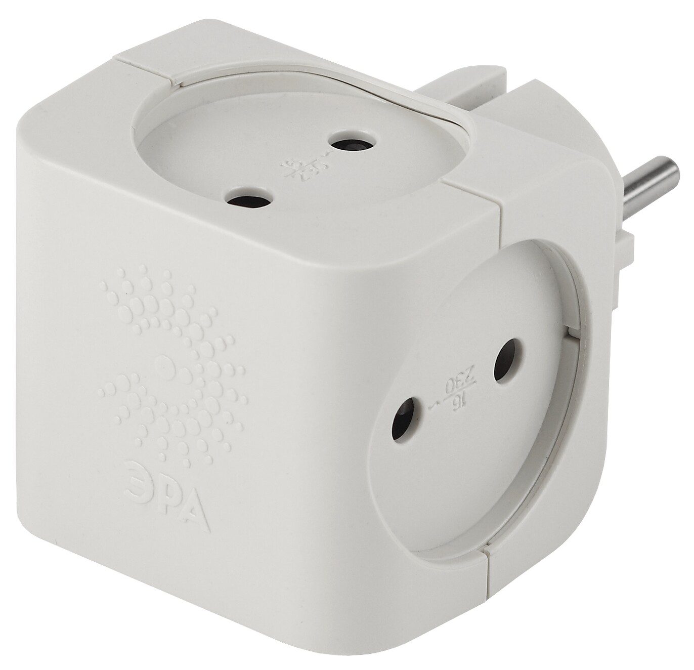 Разветвитель для розеток четверной ЭРА (SP-4-W) купить в Мастак Разветвитель для розеток четверной ЭРА (SP-4-W) купить в сети строительных магазинов Мастак