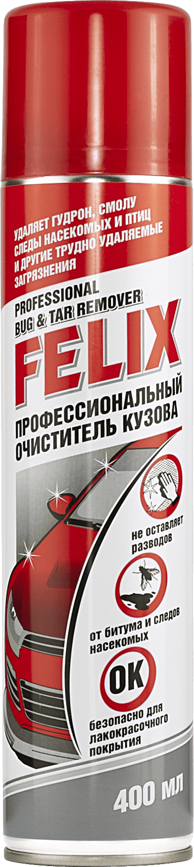 Очиститель кузова FELIX 400 мл (411040010) купить в Мастак Очиститель кузова FELIX 400 мл (411040010) купить в сети строительных магазинов Мастак