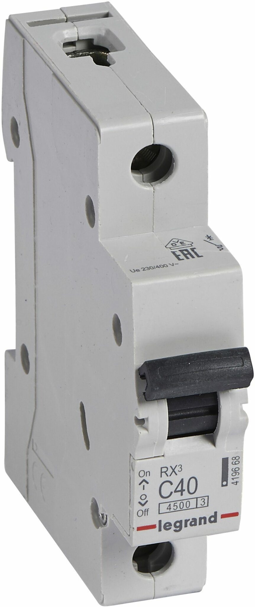 Автоматический выключатель LEGRAND RX3 4500 1P 40А С 4 Автоматический выключатель LEGRAND RX3 4500 1P 40А С 4