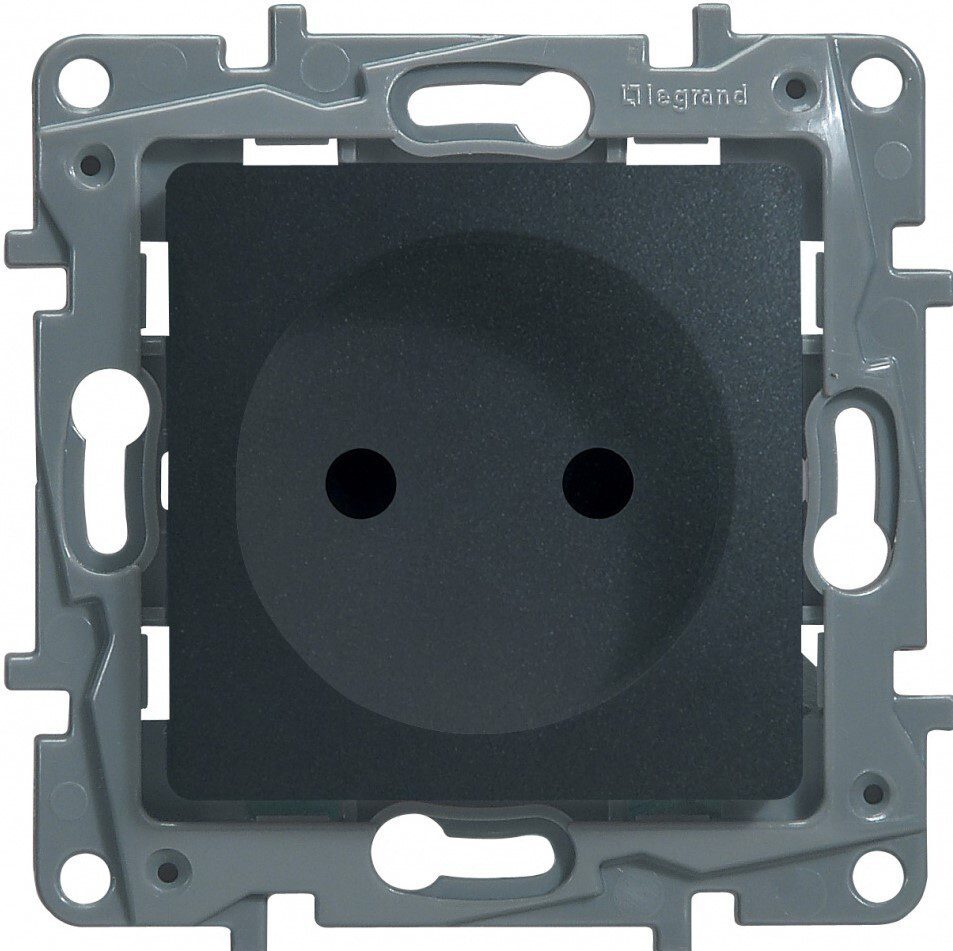 Розетка скрытая LEGRAND Etika антрацит (672634) купить в Мастак Розетка скрытая LEGRAND Etika антрацит (672634) купить в сети строительных магазинов Мастак