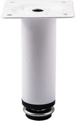 Опора мебельная АKS регулируемая D-100 белый (57399) купить в Мастак Опора мебельная АKS регулируемая D-100 белый (57399) купить в сети строительных магазинов Мастак