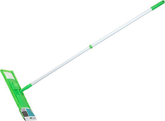 Швабра для пола PERFECTO LINEA с насадкой из микрофибры зеленая (43-392013) купить в Мастак Швабра для пола PERFECTO LINEA с насадкой из микрофибры зеленая (43-392013) купить в сети строительных магазинов Мастак