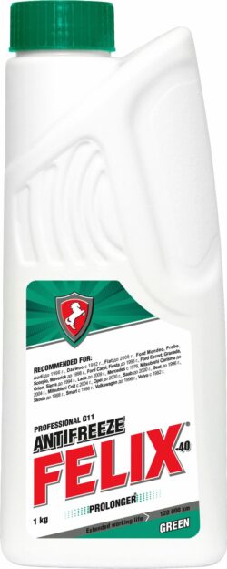 Антифриз G11 зеленый FELIX Prolonger 1 кг (430206030) купить в сети строительных магазинов Мастак