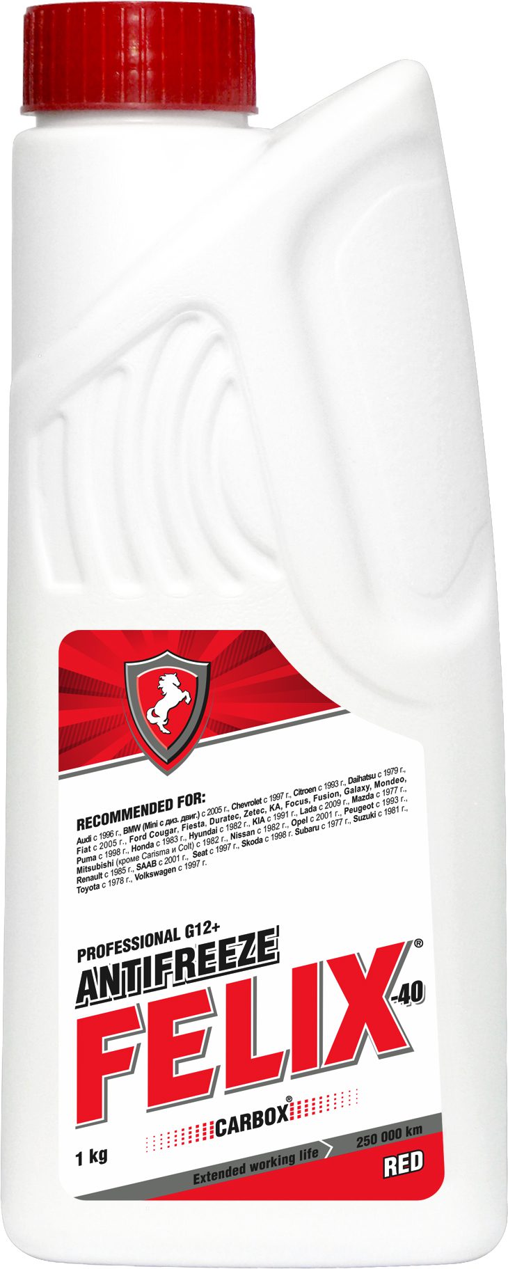 Антифриз G12+ красный FELIX Carbox 1 кг (430206032) купить в Мастак Антифриз G12+ красный FELIX Carbox 1 кг (430206032) купить в сети строительных магазинов Мастак