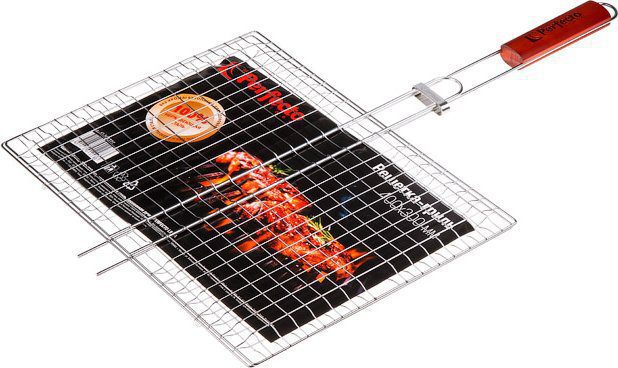 Решетка-гриль 400x300 мм нержавеющая сталь PERFECTO LINEA (47-101227) купить в Мастак Решетка-гриль 400x300 мм нержавеющая сталь PERFECTO LINEA (47-101227) купить в сети строительных магазинов Мастак