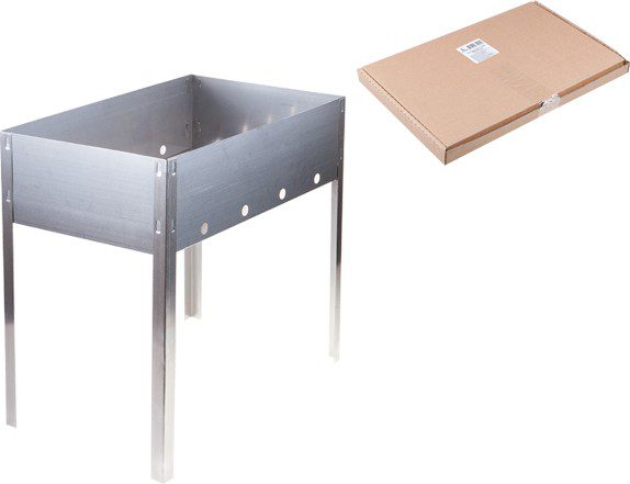 Мангал PERFECTO LINEA Эконом 400x250x400 мм (47-750049) купить в Мастак Мангал PERFECTO LINEA Эконом 400x250x400 мм (47-750049) купить в сети строительных магазинов Мастак