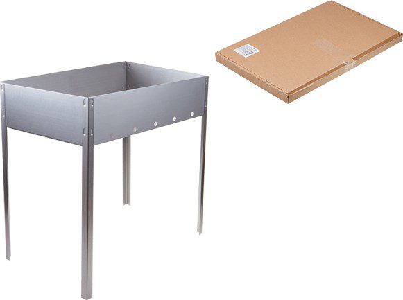 Мангал PERFECTO LINEA Стандарт 500х300х500 мм (47-750070) купить в Мастак Мангал PERFECTO LINEA Стандарт 500х300х500 мм (47-750070) купить в сети строительных магазинов Мастак