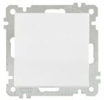 Выключатель одноклавишный скрытый MUTLUSAN Daria белый (2100 401 0201) купить в сети строительных магазинов Мастак