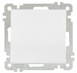 Выключатель одноклавишный скрытый MUTLUSAN Daria белый (2100 401 0201) купить в сети строительных магазинов Мастак