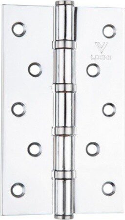 Петля дверная врезная 125х75 мм LOCKIT MS5030-4BB CP хром 2 штуки купить в Мастак Петля дверная врезная 125х75 мм LOCKIT MS5030-4BB CP хром 2 штуки купить в сети строительных магазинов Мастак