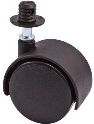 Колесо мебельное АKS 40 мм втулка и накладка черный (22611) купить в Мастак Колесо мебельное АKS 40 мм втулка и накладка черный (22611) купить в сети строительных магазинов Мастак