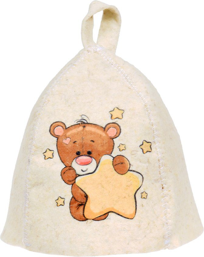 Шапка для бани детская HOT POT Мишка бежевая (41213) купить в Мастак Шапка для бани детская HOT POT Мишка бежевая (41213) купить в сети строительных магазинов Мастак