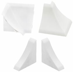 Комплектующие для кухонного плинтуса AKS LP белый 50 (60547) купить в сети строительных магазинов Мастак