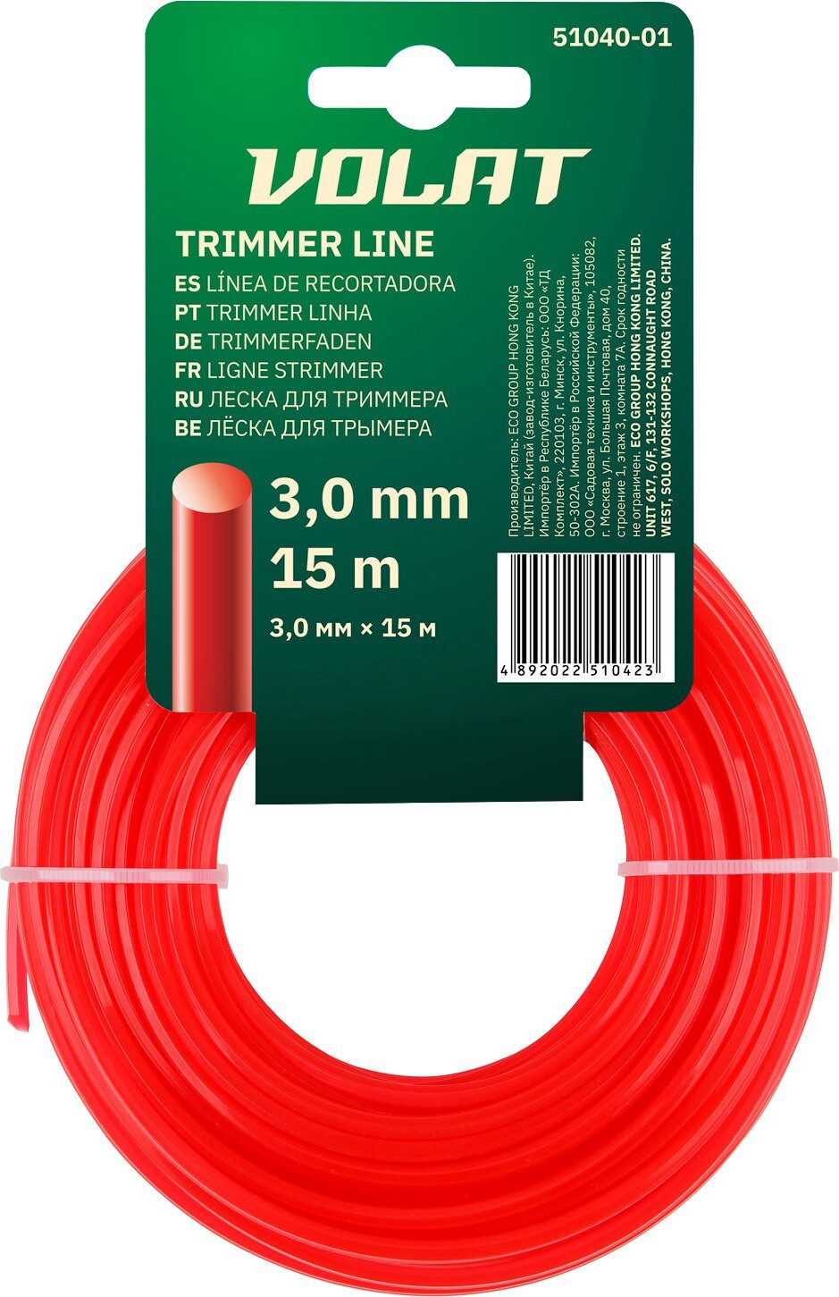 Леска для триммера d 3 Леска для триммера d 3