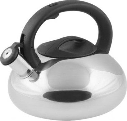 Чайник со свистком PERFECTO LINEA Ufo 3 л серебристый металлик (52-129018) купить в Мастак Чайник со свистком PERFECTO LINEA Ufo 3 л серебристый металлик (52-129018) купить в сети строительных магазинов Мастак