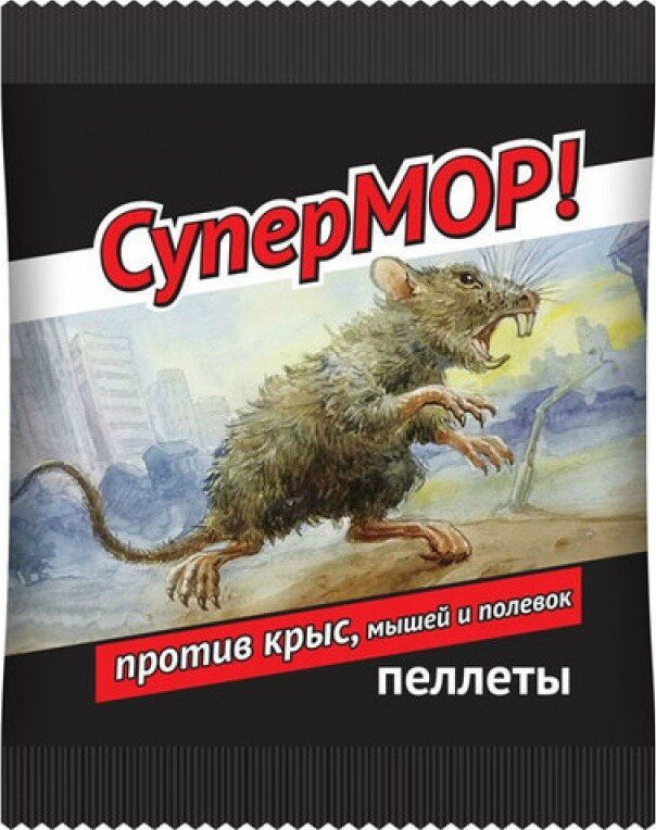 Отрава от грызунов ВАШЕ ХОЗЯЙСТВО СуперМОР пеллеты 105 г купить в Мастак me1} купить в сети строительных магазинов Мастак