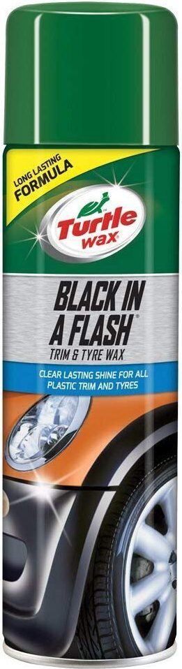 Полироль для пластика и резины TURTLE WAX Black In A Flash 500 мл (53922.1) купить в Мастак Полироль для пластика и резины TURTLE WAX Black In A Flash 500 мл (53922.1) купить в сети строительных магазинов Мастак