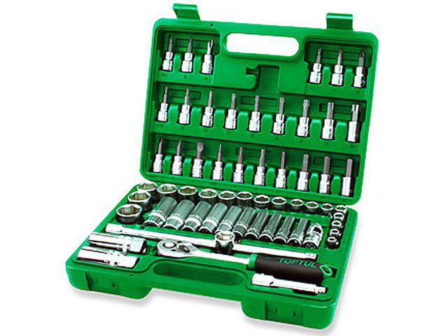 Набор инструментов 3/8" 6 граней 60 предметов TOPTUL (GCAI6001) купить в Мастак Набор инструментов 3/8" 6 граней 60 предметов TOPTUL (GCAI6001) купить в сети строительных магазинов Мастак