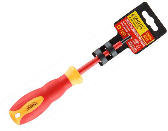 Отвертка крестовая PH1 диэлектрическая STARTUL Master (ST3050-180) купить в Мастак Отвертка крестовая PH1 диэлектрическая STARTUL Master (ST3050-180) купить в сети строительных магазинов Мастак