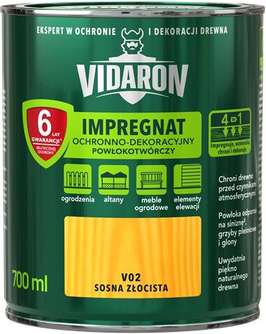 Пропитка VIDARON Impregnat V02 Золотистая сосна 0 Пропитка VIDARON Impregnat V02 Золотистая сосна 0
