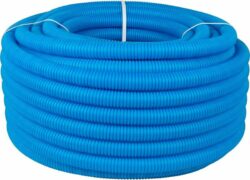 Трубка защитная гофрированная 35 мм 50 м синяя AV ENGINEERING (для 25 и 26 трубы) купить в сети строительных магазинов Мастак