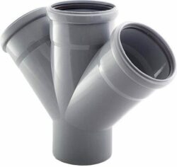 Крестовина для внутренней канализации 110/110/110х45 РосТурПласт (36470) купить в сети строительных магазинов Мастак