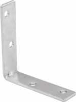 Уголок крепежный 60х60х15 мм AKS FSC-04 белый цинк 4 штуки (73484) купить в сети строительных магазинов Мастак