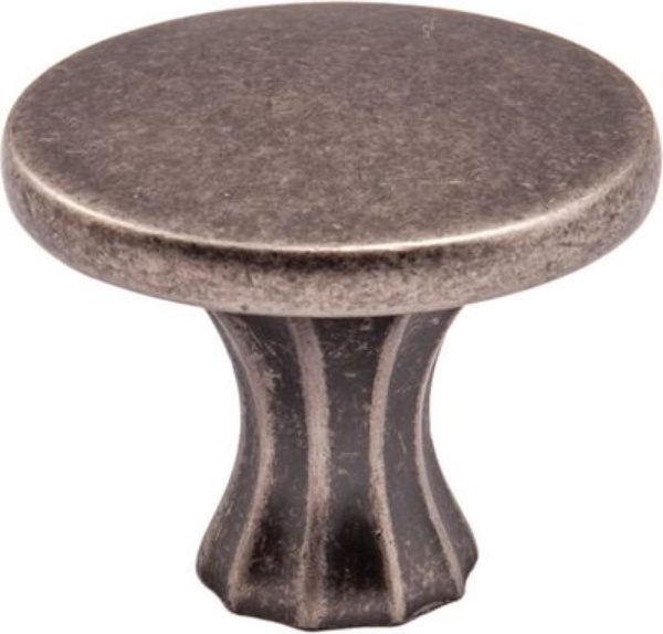 Ручка мебельная кнопка AKS Onda античный никель (62303) купить в Мастак Ручка мебельная кнопка AKS Onda античный никель (62303) купить в сети строительных магазинов Мастак