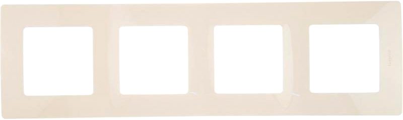 Рамка четырехместная LEGRAND Etika слоновая кость (672514) купить в Мастак Рамка четырехместная LEGRAND Etika слоновая кость (672514) купить в сети строительных магазинов Мастак
