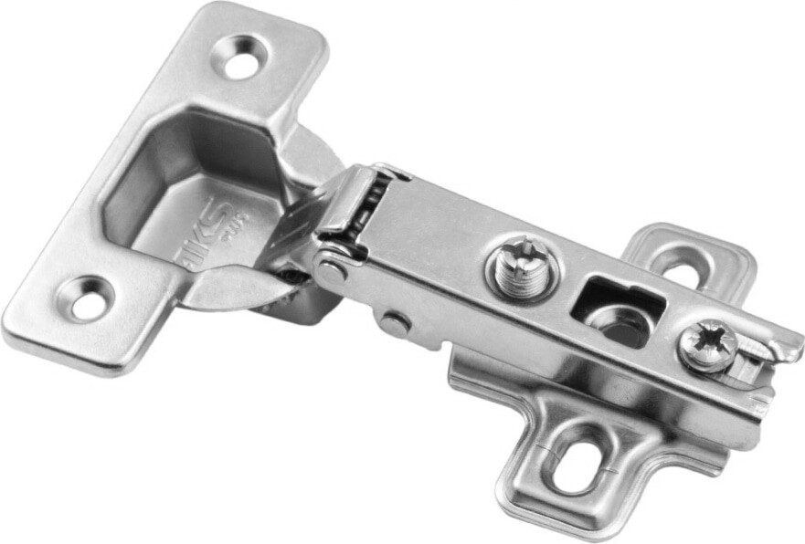 Петля мебельная без доводчика AKS кухонная 100 накладная (30469) купить в Мастак Петля мебельная без доводчика AKS кухонная 100 накладная (30469) купить в сети строительных магазинов Мастак