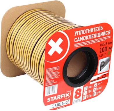 Уплотнитель тип P коричневый 9х5 Уплотнитель тип P коричневый 9х5