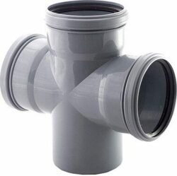 Крестовина для внутренней канализации 110/110/110х87 РосТурПласт (36473) купить в сети строительных магазинов Мастак
