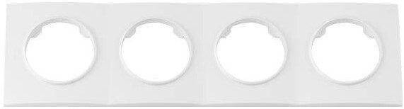 Рамка четырехместная BYLECTRICA Прованс белая (ЮЛИГ.735212.502) купить в Мастак Рамка четырехместная BYLECTRICA Прованс белая (ЮЛИГ.735212.502) купить в сети строительных магазинов Мастак