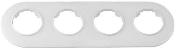 Рамка четырехместная BYLECTRICA Прованс белая (ЮЛИГ.735212.503) купить в Мастак Рамка четырехместная BYLECTRICA Прованс белая (ЮЛИГ.735212.503) купить в сети строительных магазинов Мастак
