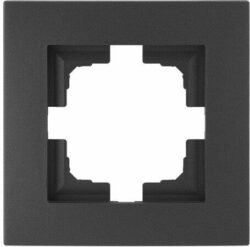 Рамка BYLECTRICA Стиль новый графит (ЮЛИГ.735212.551гр) купить в сети строительных магазинов Мастак