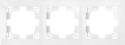 Рамка трехместная BYLECTRICA Уют белая (ЮЛИГ.735212.281) купить в Мастак Рамка трехместная BYLECTRICA Уют белая (ЮЛИГ.735212.281) купить в сети строительных магазинов Мастак