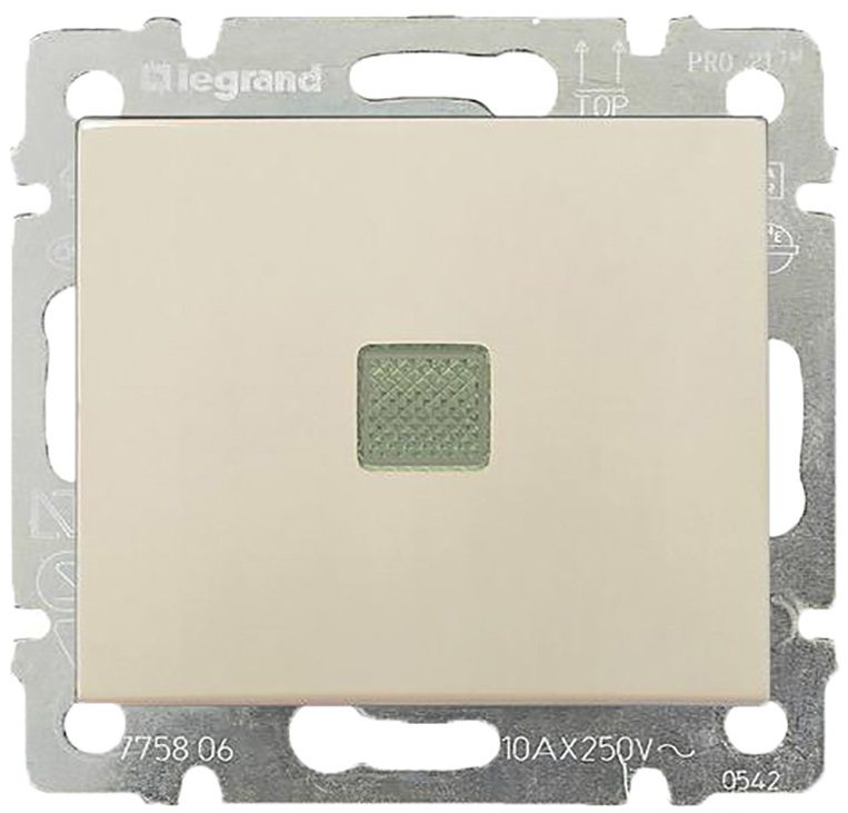 Выключатель одноклавишный скрытый c подсветкой LEGRAND Valena слоновая кость (695601) купить в Мастак Выключатель одноклавишный скрытый c подсветкой LEGRAND Valena слоновая кость (695601) купить в сети строительных магазинов Мастак
