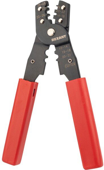 Кримпер для обжима автоклемм REXANT HT-202B (12-3032) купить в Мастак Кримпер для обжима автоклемм REXANT HT-202B (12-3032) купить в сети строительных магазинов Мастак